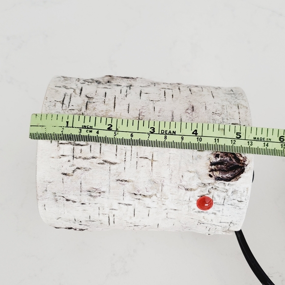 Scentsy RIVER BIRCH Tree Wax Warmer nature RARE WHITE Bark Ceramic